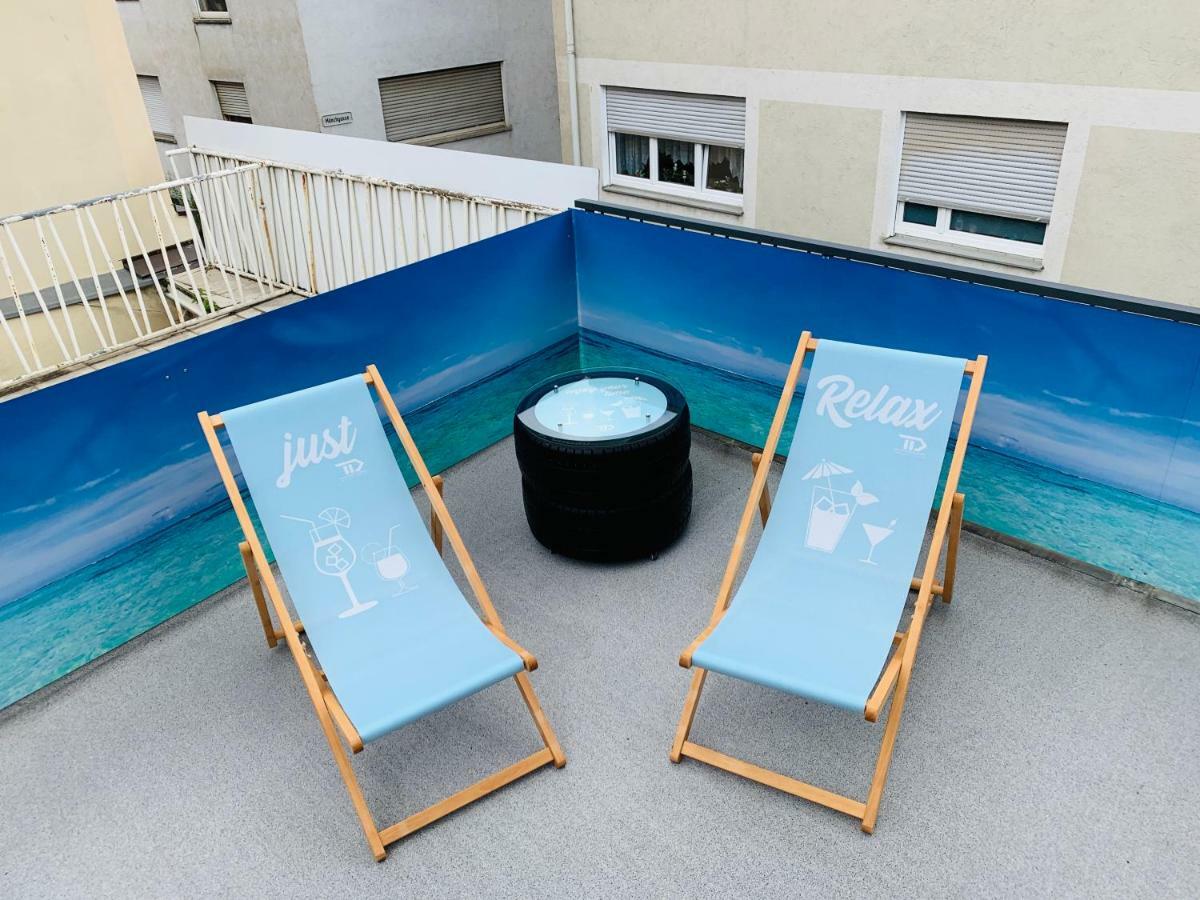 Schoenes Apartment Terrasse 2P. Stadtnah Wuerzburg Wlan Exteriör bild
